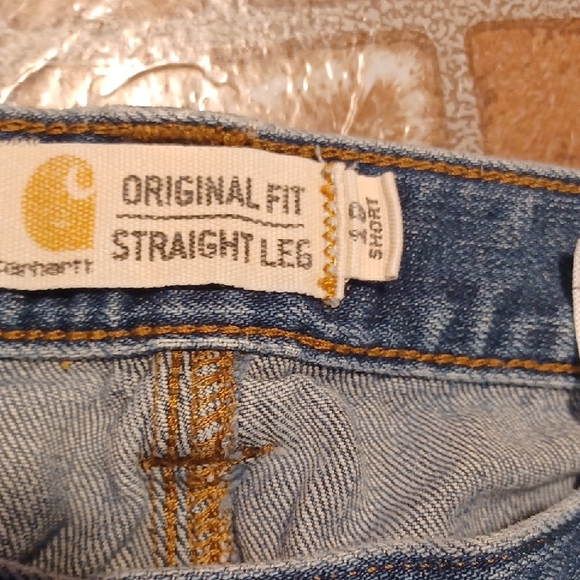Carhartt Women's Jeans Size 18 Short Classic Blue Denim Jeans - Picture 3 of 6